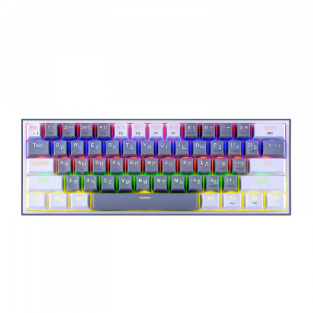 Клавиатура проводная Redragon Fizz (70675) серо-белая