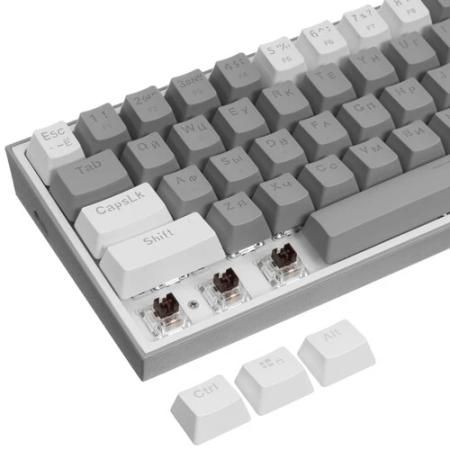 Клавиатура проводная Redragon Fizz (70675) серо-белая