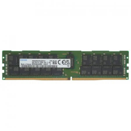 Серверная оперативная память Samsung M393A8G40BB4-CWE 64 ГБ зеленый