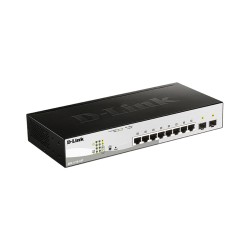 Коммутатор D-Link DGS-1210-10P/F3A черный