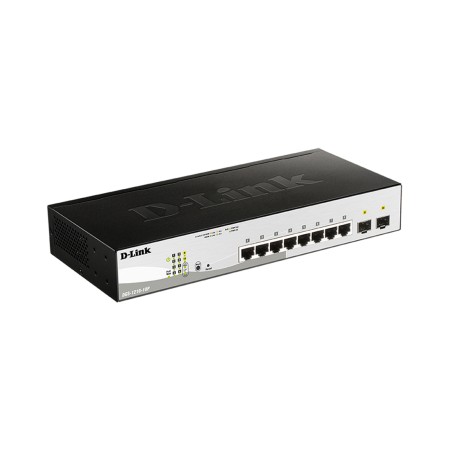 Коммутатор D-Link DGS-1210-10P/F3A черный