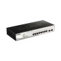 Коммутатор D-Link DGS-1210-10P/F3A черный