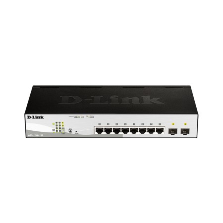 Коммутатор D-Link DGS-1210-10P/F3A черный
