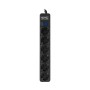 Сетевой фильтр SVC ZC6S-30M черный 3 м