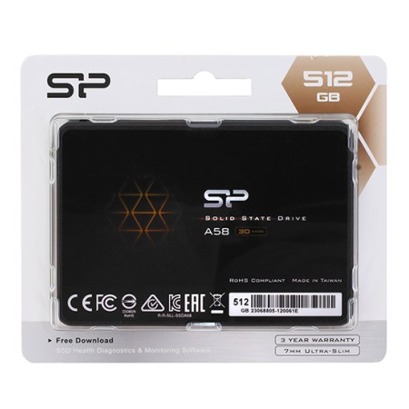 512 ГБ SSD диск Silicon Power Ace A58 (SP512GBSS3A58A25) черный
