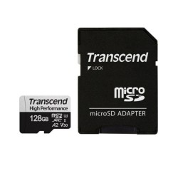 128 ГБ Карта памяти Transcend 340S microSDXC (TS128GUSD340S) черный + адаптер