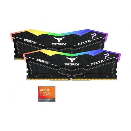 Оперативная память Team Group T-Force Delta RGB (FF3D548G6400HC32ADC01) 48 ГБ черный