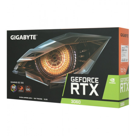 Видеокарта Gigabyte RTX 3060 (GV-N3060GAMING OC-12GD REV2.0) черный