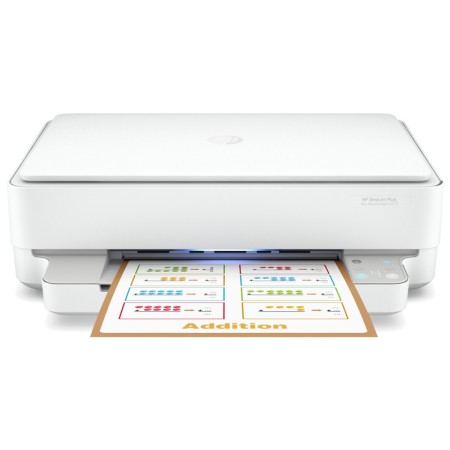 МФУ струйное HP DeskJet Plus Ink Advantage 6075 (5SE22C) белый (без кабеля USB)