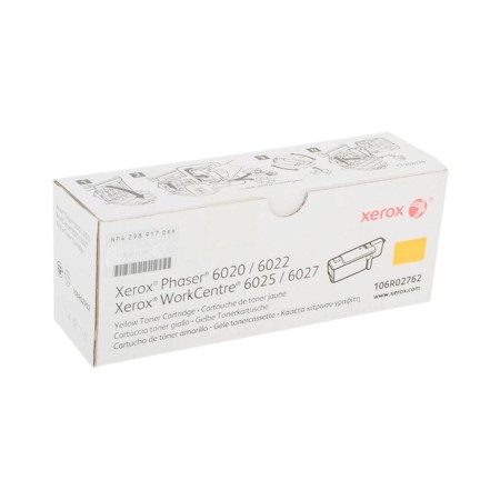 Тонер-картридж лазерный Xerox (106R02762) жёлтый (с чипом)