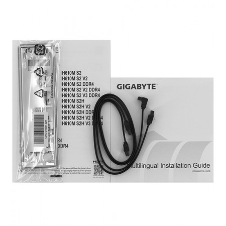 Материнская плата GIGABYTE H610M S2H V3 DDR4 черный