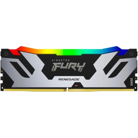 Оперативная память Kingston FURY Renegade Silver RGB (KF564C32RSA-24) 24 ГБ черно-серебристый