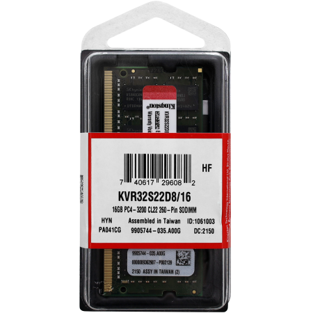 Оперативная память Kingston ValueRAM (KVR32S22D8/16) 16 ГБ зелёный