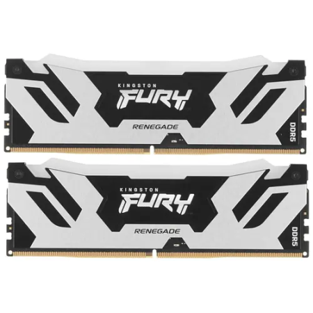 Оперативная память Kingston FURY Renegade Silver RGB (KF564C32RSAK2-48) 48 ГБ черно-серебристый