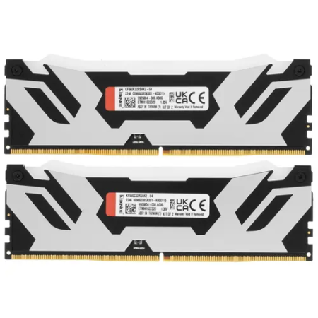 Оперативная память Kingston FURY Renegade Silver RGB (KF560C32RSAK2-64) 64 ГБ черно-серебристый