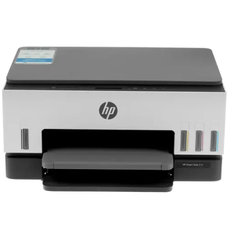 МФУ струйное HP Smart Tank 670 (6UU48A) бело-черный (без кабеля USB)