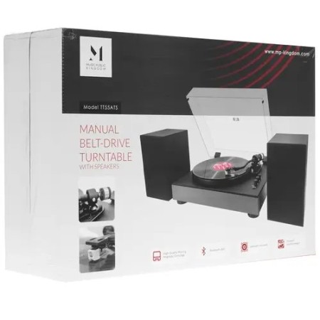 Виниловый проигрыватель Music Public Kingdom TT55ATS черный