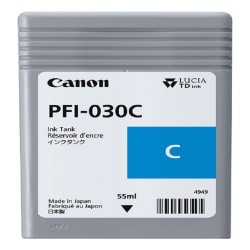 Картридж струйный Canon PFI-030C (3490C001AA) голубой (с чипом)