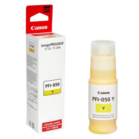 Картридж струйный Canon PFI-050Y (5701C001) желтый (с чипом)