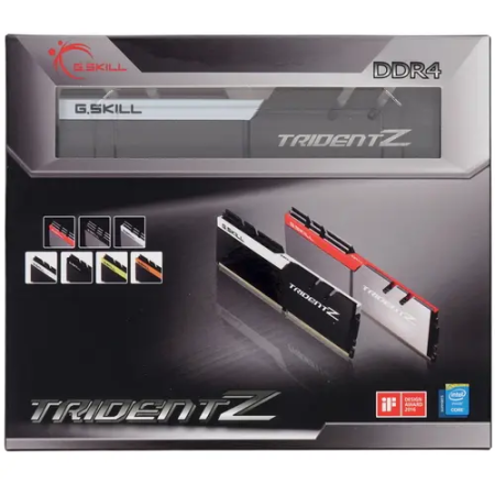 Оперативная память G.Skill TRIDENT Z (F4-3200C16D-32GTZSW) 32 ГБ черный