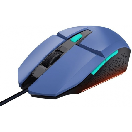 Мышь проводная Trust GXT 109 FELOX RGB (25037) синий