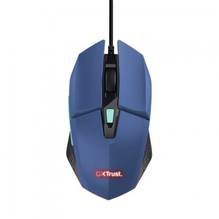 Мышь проводная Trust GXT 109 FELOX RGB (25037) синий