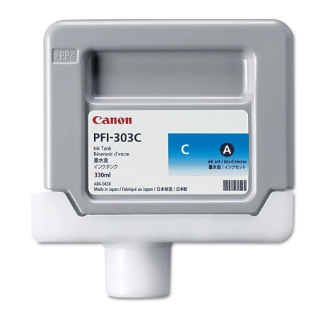 Картридж струйный Canon PFI-303 C (2959B001) голубой (с чипом)