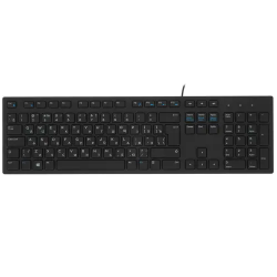 Клавиатура проводная Dell KB216 (580-ADGR) черный