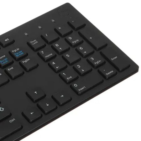 Клавиатура проводная Dell KB216 (580-ADGR) черный