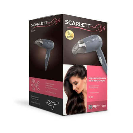 Фен Scarlett SC-074 серый