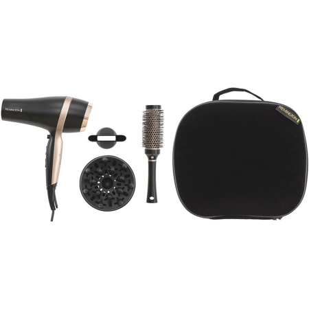 Фен Remington D6940GP (45726560100) чёрно-золотистый