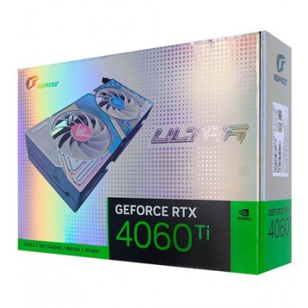 Видеокарта COLORFUL IGAME RTX 4060 TI ULTRA (W DUO OC 16GB-V) 16 Гб белый