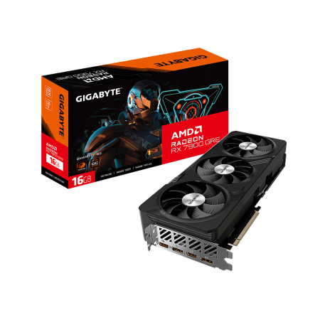 Видеокарта Gigabyte Radeon RX 7900 GRE GAMING OC 16G (GV-R79GREGAMING OC-16GD) 16 Гб черный