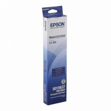 Риббон-картридж Epson RIBBON LX-350/LX300 EU (C13S015637) черный (с чипом)