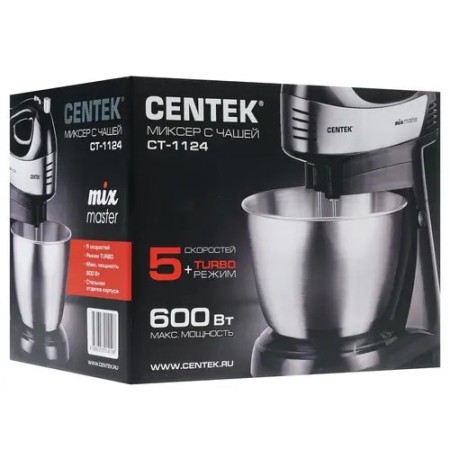 Миксер Centek CT-1124 черный