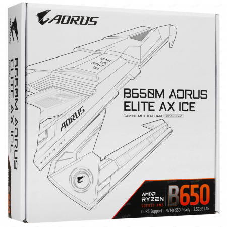 Материнская плата GIGABYTE B650M AORUS ELITE AX ICE