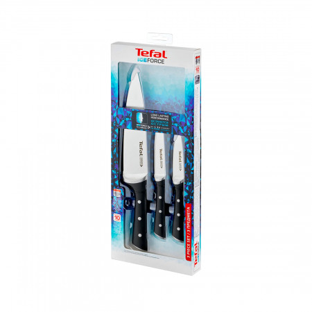 Набор ножей Tefal Ice force stainless steel K2323S74 (2100119880) чёрный