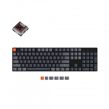 Клавиатура проводная+беспроводная Keychron K5SE Brown Switch (K5SE-E3) чёрный