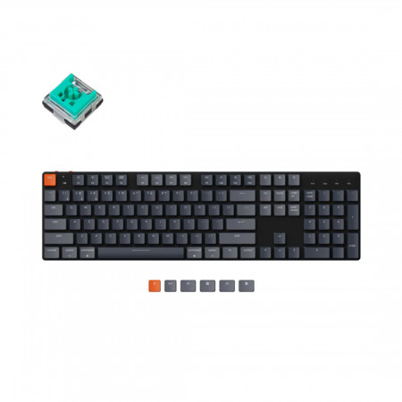 Клавиатура проводная+беспроводная Keychron K5SE Mint Switch (K5SE-E5) чёрный