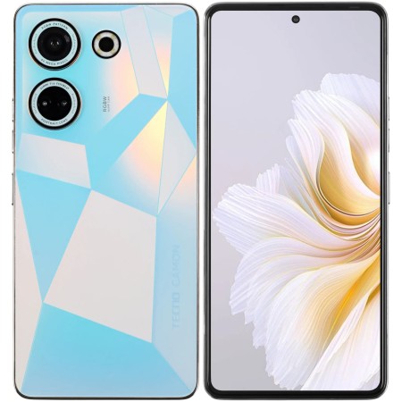 Смартфон Tecno CAMON 20 Pro (CK7n) (NFC) 8 ГБ/256 ГБ белый (Glacier Glow)