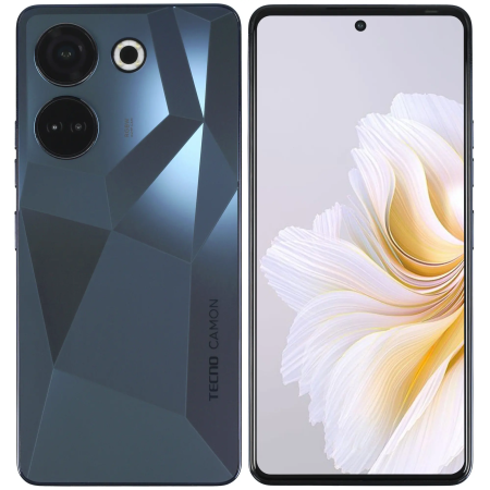 Смартфон Tecno CAMON 20 Pro (CK7n) NFC 8 ГБ/256 ГБ чёрный (Predawn Black)