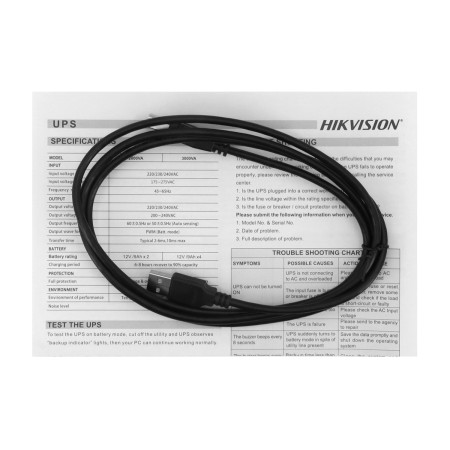 ИБП Hikvision DS-UPS3000 черный (С АККУМУЛЯТОРОМ)
