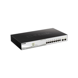 Коммутатор D-Link DGS-1210-10MP/F3A черный