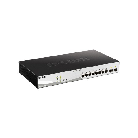 Коммутатор D-Link DGS-1210-10MP/F3A черный
