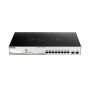 Коммутатор D-Link DGS-1210-10MP/F3A черный