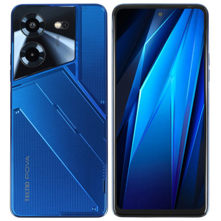 Смартфон Tecno POVA 5 (LH7n) NFC 8 ГБ/256 ГБ синий (Hurricane Blue)