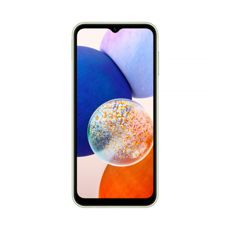 Смартфон Samsung Galaxy A14 (SM-A145FLGWSKZ) NFC 6 ГБ/128 ГБ зелёный (Light Green)