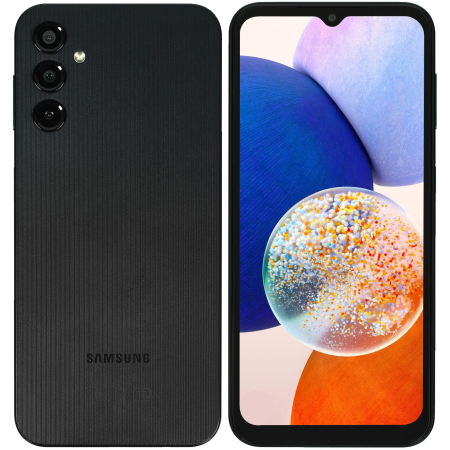 Смартфон Samsung Galaxy A14 (SM-A145FZKUSKZ) NFC 4 ГБ/64 ГБ чёрный
