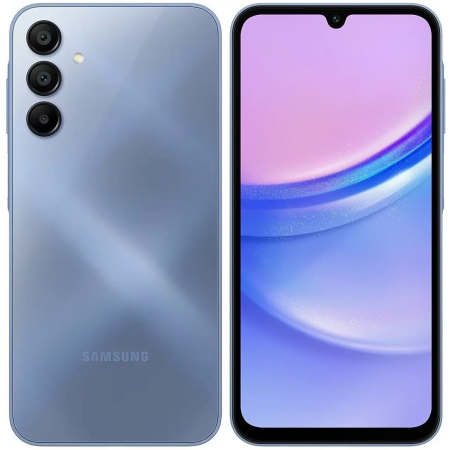 Смартфон Samsung Galaxy A15 (SM-A155FZBGSKZ) (NFC) 6 ГБ/128 ГБ синий (Blue)