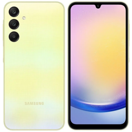 Смартфон Samsung Galaxy A25 5G (SM-A256EZYDSKZ) NFC 6 ГБ/128 ГБ жёлтый